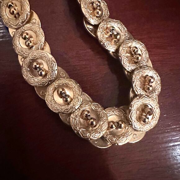 Mixed Lot Bracelet Beads Wood Boho Festival Gold Buttons Cross Earrings Bundle - Picture 11 of 12